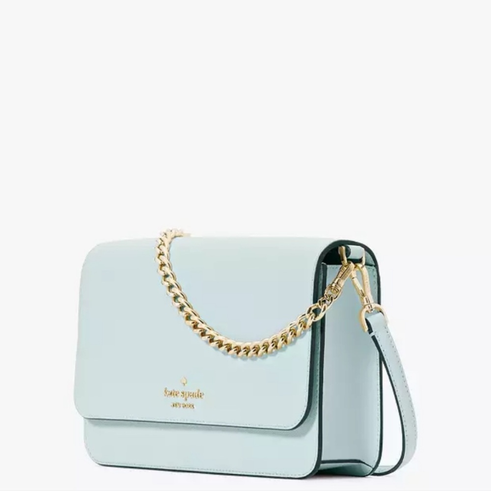 Blue Glow Madison Flap Convertible Crossbody - Picture 3 of 6